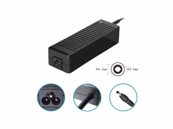 ALIMENTATORE NB 120W 19V/6,3A COMP HP/TOSHIBA INT 2,5MM EXT 5,5MM