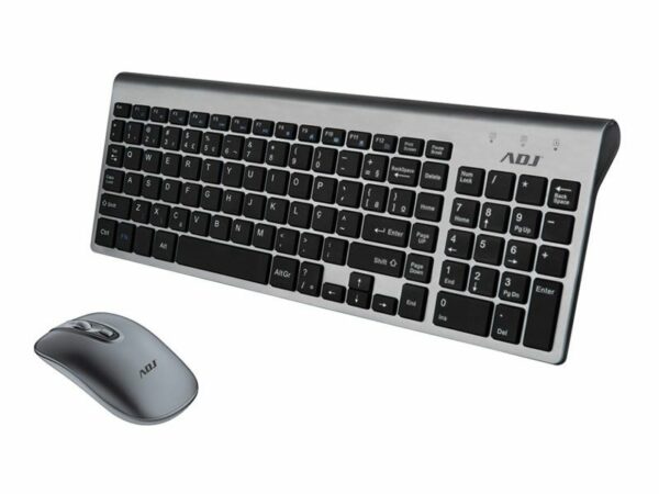 TASTIERA/MOUSE KIT WIFI PLATINUM GY 1000DPI 112TASTI MULTIPLUG&PLAY ADJ