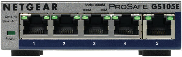 SWITCH 5P GIGABIT DESKTOP METAL CAS E