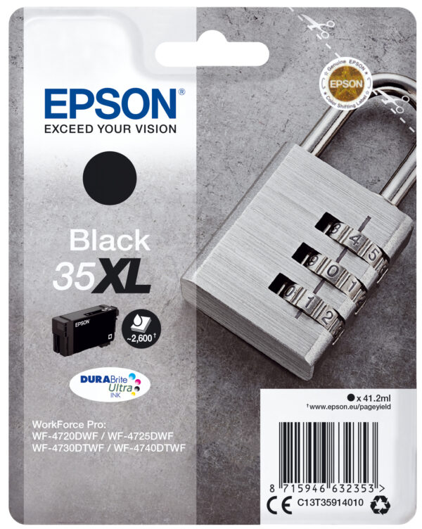 INK EPSON N.35 NERO PER WORKFORCE PRO WF 4720DWF
