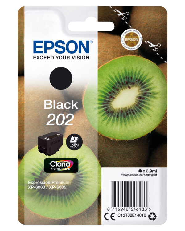 INK EPSON T02E1 NERO PER EXPRESSION PREMIUM XP 6000/6005
