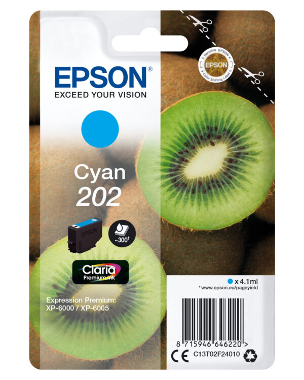 INK EPSON T02F2 CIANO PER EXPRESSION PREMIUM XP 6000/6005