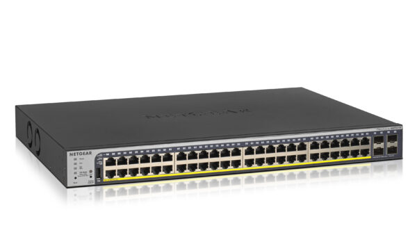 SWITCH 48P GIGABIT POE+ 380W SMART RJ45 SUPPORTO IPV6