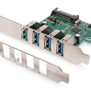 SCHEDA PCI-E USB 3.0 4 PORTE 5BIT/S DIGITUS