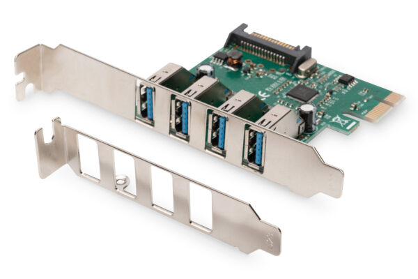 SCHEDA PCI-E USB 3.0 4 PORTE 5BIT/S DIGITUS