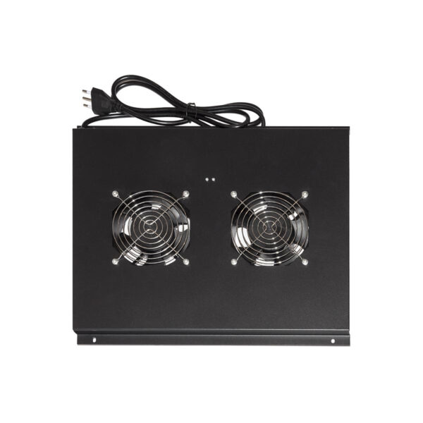 ARMADIO RACK KIT 2 VENTOLE SOFFITTO ARMADI 22/24U PROF. 600MM NERO