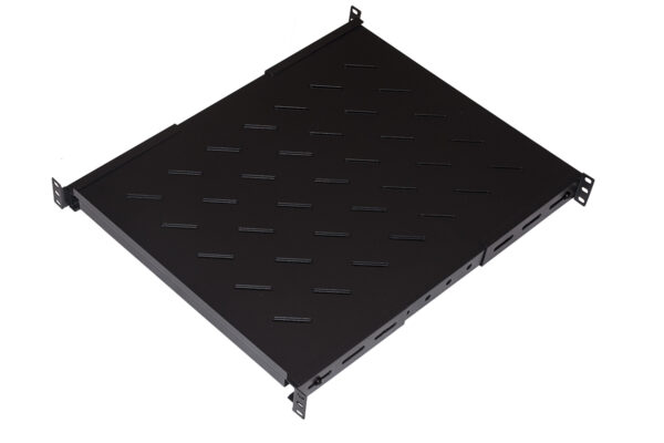 ARMADIO RACK RIPIANO 1 UNIT? 19 PROFONDIT? 1000 MM ALLUNGABILE NERO