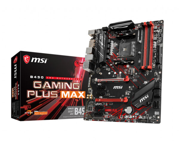 MB MSI B450 GAMING PLUS MAX AM4 RYZ 4D4 4S3 1M.2 6U3 PCIE GBLAN D/H