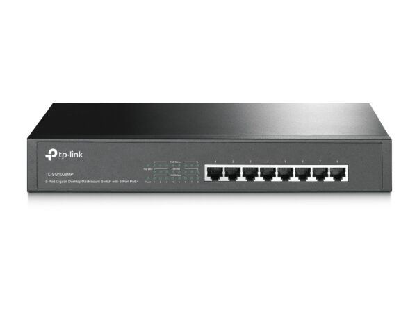 SWITCH 8P GIGABIT POE+ 8P GIGABIT RJ45/126W POE POWER