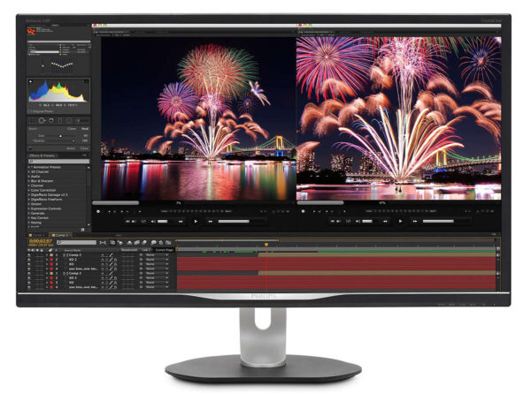 MON 31,5VA LED QHD VGA HDMI  DP PHILIPS 328P6AUBREB/00 16:9 MM