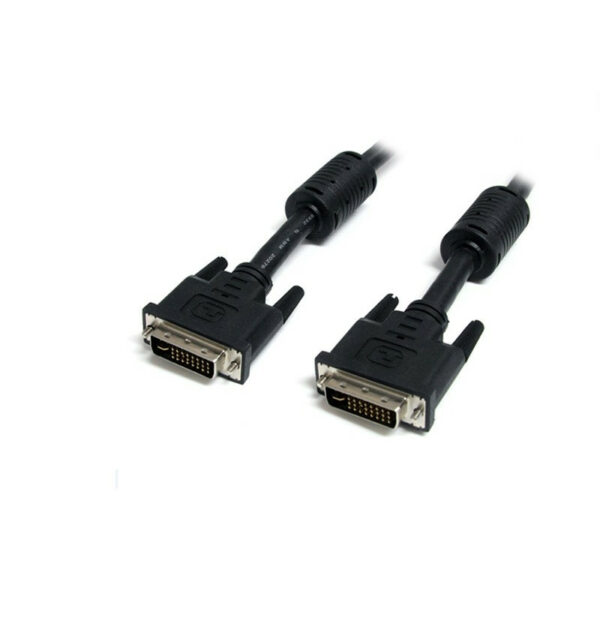 CAVO DVI 25PIN 3MT M/M BK DUAL LINK CON FERRITE ADJ