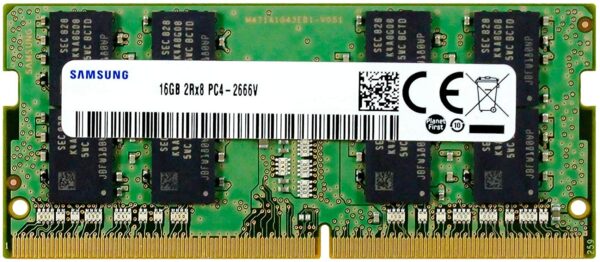 DDR4 16GB 2666 MHZ SO-DIMM SAMSUNG CL19 PC4-21300 1,2V COMPAT. APPLE