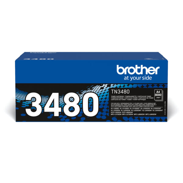 TONER BROTHER TN3480 NERO PER HL L5000D 8.000PG