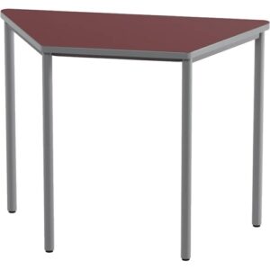 TAVOLO TRAPEZOIDALE ROSSO 120X60X70