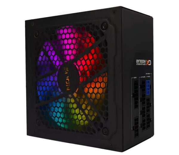ALIMENTATORE 850W VOLTURE 80+ GOLD PFC ATTIVO 120MM RGB MODULARE TEAPO