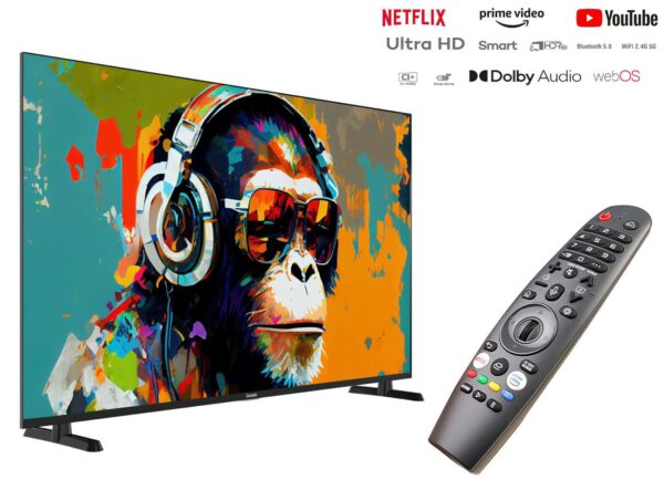 TV 55 GRAETZ 4K UHS SMART WEBOS HDMI VESA DVBT2  DVBTS2 FRAMELESS