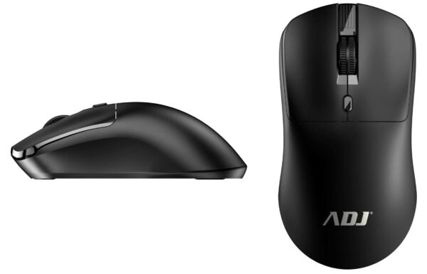 MOUSE WIRLESS RICARICABILE TYPE C 1600 DPI 3 TASTI PLUG&PLAY BK ADJ