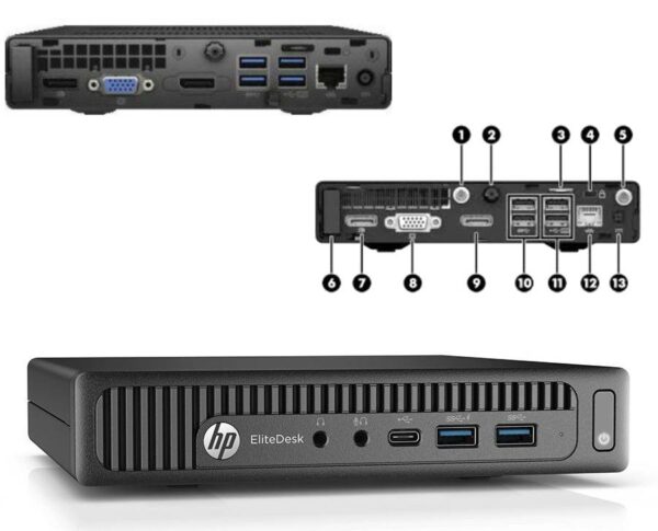 PC REF I7 8GB 256GB SSD  DM W10P I7-6700T  800 G2 MINI