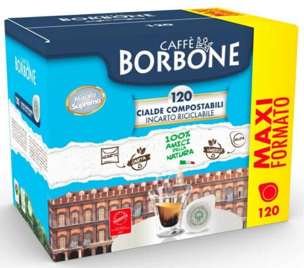 BORBONE BOX CIALDE 44MM MISCELA ORO 120PZ