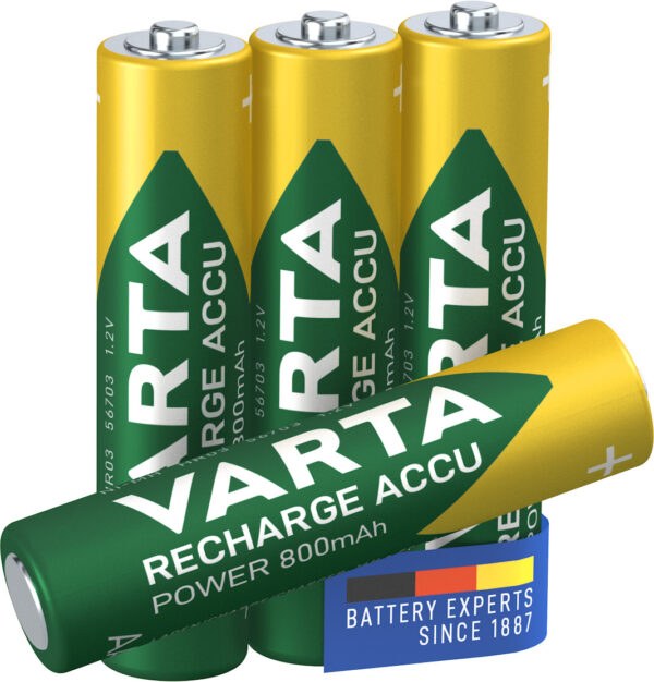BATTERIA MINISTILO AAA RICARICABILE 800MAH CONF.BLISTER 4PZ VART