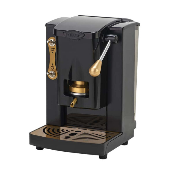 MACCHINA PER CIALDE FABER SLOT BRAS NERO PRESSACIALTE OTTONE ESE44