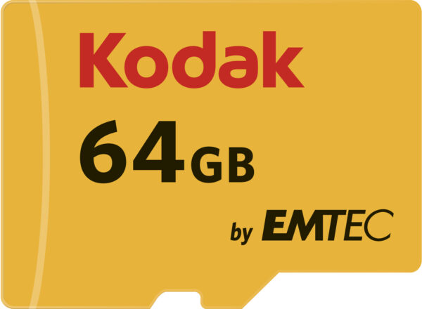 SD MICRO 64GB CL10 UHS-I U3 V30 A1 ULTRA CON ADATTATORE KODAK