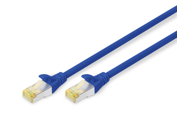 CAVO RETE S-FTP CAT.6A 0,25MT BLU LSOH