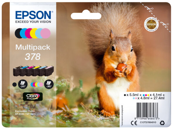 INK EPSON T3788 MULTIPACK NERO/CIANO/GIALLO/MAGENTA
