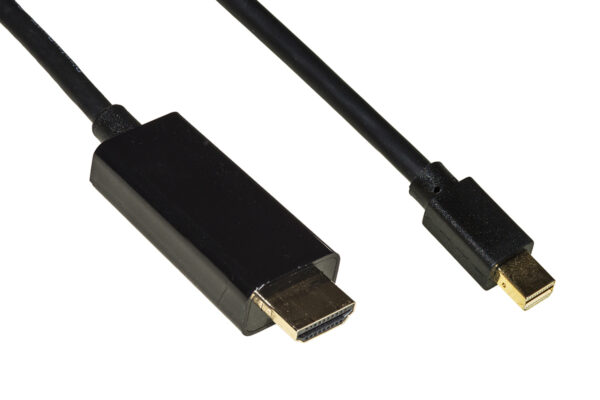 CAVO MINI DP-HDMI M/M 3MT DP 1.4 -HDMI 2.0 4KX2K 60HZ 18GBPS HDR