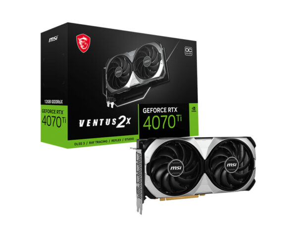 VGA MSI RTX 4070TI VENTUS 2X 12G OC 12GB DDR6X 192BIT HDMI/3*DP