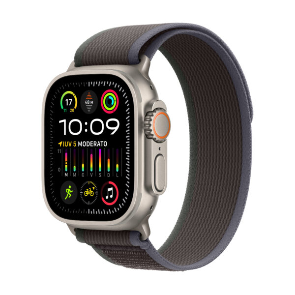 WATCH 49MM ULTRA 2 CELLULAR TITANIO BLU/NERO TRAIL LOOP - M/L