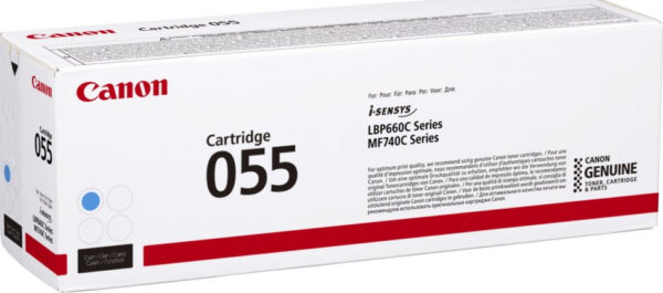 TONER CANON 055 CIANO PER LBP 660 2.100PG