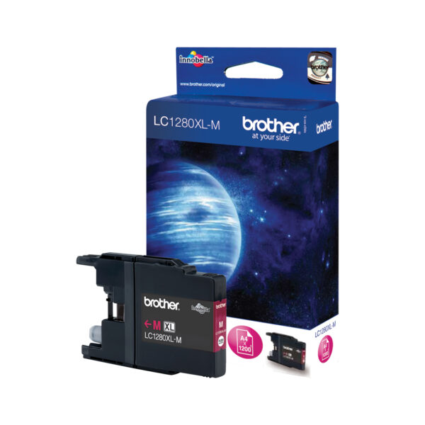 INK BROTHER LC1280XL MAGENTA MFC-J6510DW ALTA CAPACITA 2400 PAG