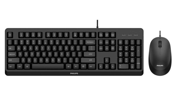 TASTIERA PHILIPS USB COMBO + MOUSE RETAIL SPT6207BL+ PENDRIVE DTX/64GB