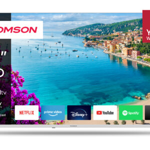 TV 50 THOMSON 4K FRAMELESS SMART T2/C2S2 ANDROID 11 UHD WHITE