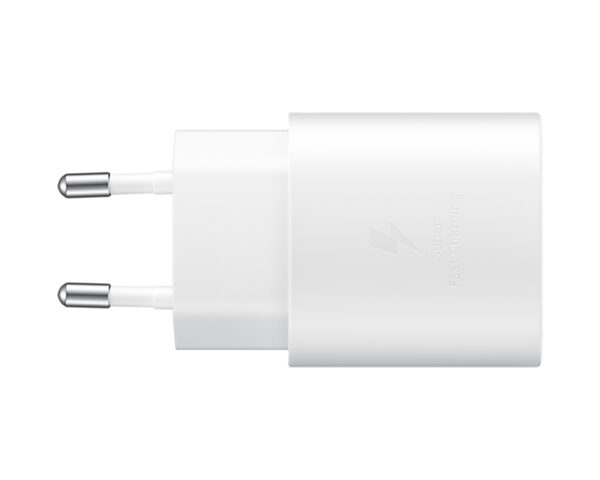 CARICA BATTERIA SAMSUNG EP-TA800NWE TYPE C 25W FAST CHARGE WHITE