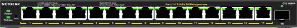 SWITCH 15P GIGAB POE DESKTOP FIBRAE &DESKTOP
