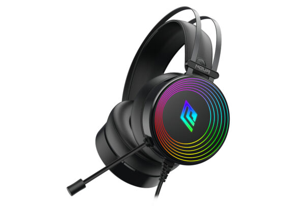 CUFFIA C/MICROFONO USB/3,5MM GAMING RGB BK CRUX