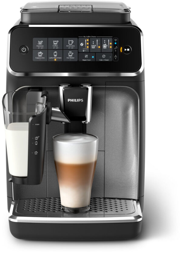 MACCHINA PER CAFFE SERIE 3 NERO PHILIPS AUTOMATICA EP3546/70 LATTEG