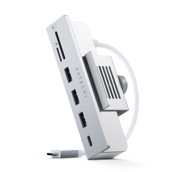 HUB MORSETTO USB-C IMAC 24 SILVER 3XUSB 1XUSB-C MICROESD