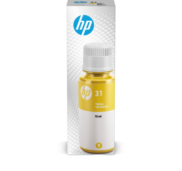 RICARICA TANK HP N31 FLACONE GIALLO PER HP SMART TANK 7005/7305/550/650
