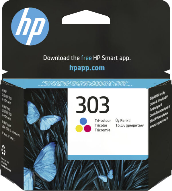 INK HP 303 T6N01AE CMY ENVY 6230/7830/7130