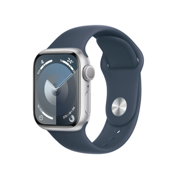 WATCH 9 41MM GPS ALLUMIN. SILVER BLU TEMPESTA SPORT  M/L