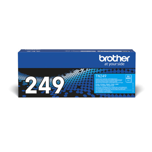 TONER BROTHER TN249C CIANO 4000PG PER HLL8230/8240CDW MFCL8390/8340CD